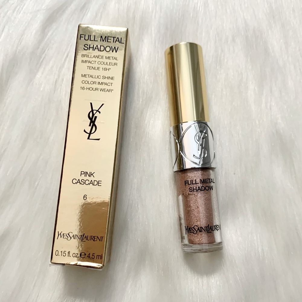 YSL Full Metal Shadow Liquid Eyeshadow #6 Pink Cascade NIB *Discontinued*
